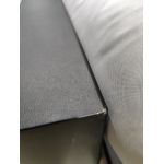 Metalowy fotel ogrodowy ELBA S1 - szary - OUTLETU