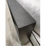 Metalowy fotel ogrodowy ELBA S1 - szary - OUTLETU