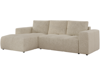 Narożnik MONIVA L - strona lewa - kremowy, struktura