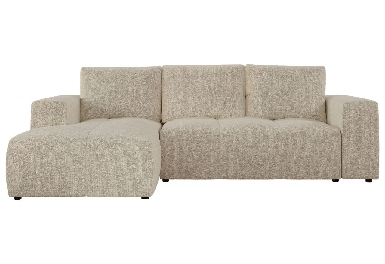 Narożnik MONIVA L - strona lewa - kremowy, struktura