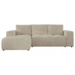 Narożnik MONIVA L - strona lewa - kremowy, struktura