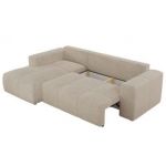 Narożnik MONIVA L - strona lewa - kremowy, struktura