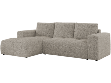 Narożnik MONIVA L - strona lewa - beżowy, struktura