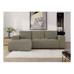 Narożnik MONIVA L - strona lewa - ciemnobeżowy, struktura