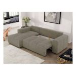 Narożnik MONIVA L - strona lewa - ciemnobeżowy, struktura