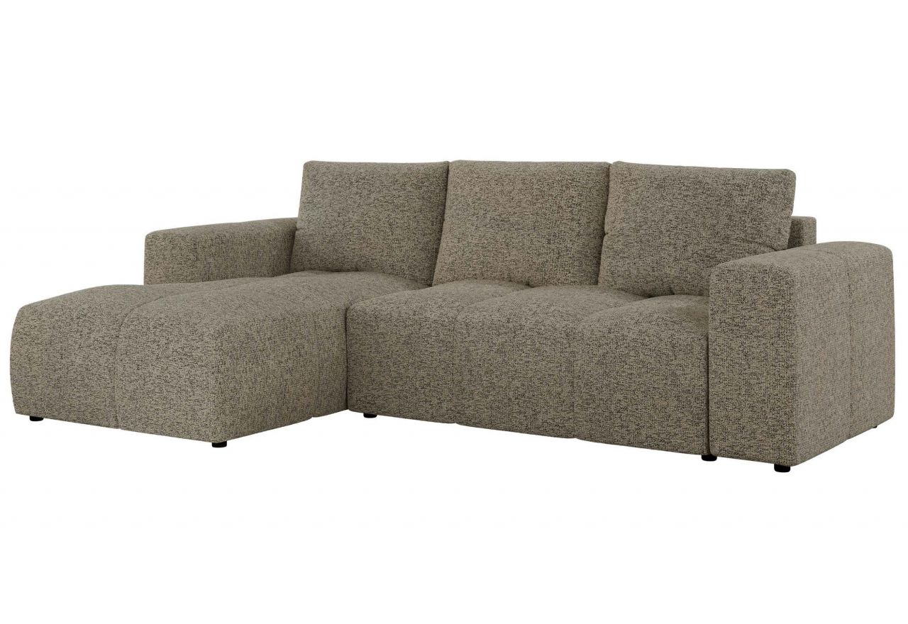 Narożnik MONIVA L - strona lewa - ciemnobeżowy, struktura