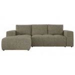 Narożnik MONIVA L - strona lewa - ciemnobeżowy, struktura