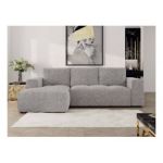 Narożnik MONIVA L - strona lewa - jasnoszary, struktura