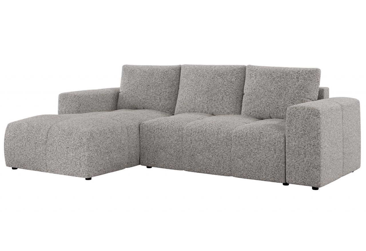 Narożnik MONIVA L - strona lewa - jasnoszary, struktura