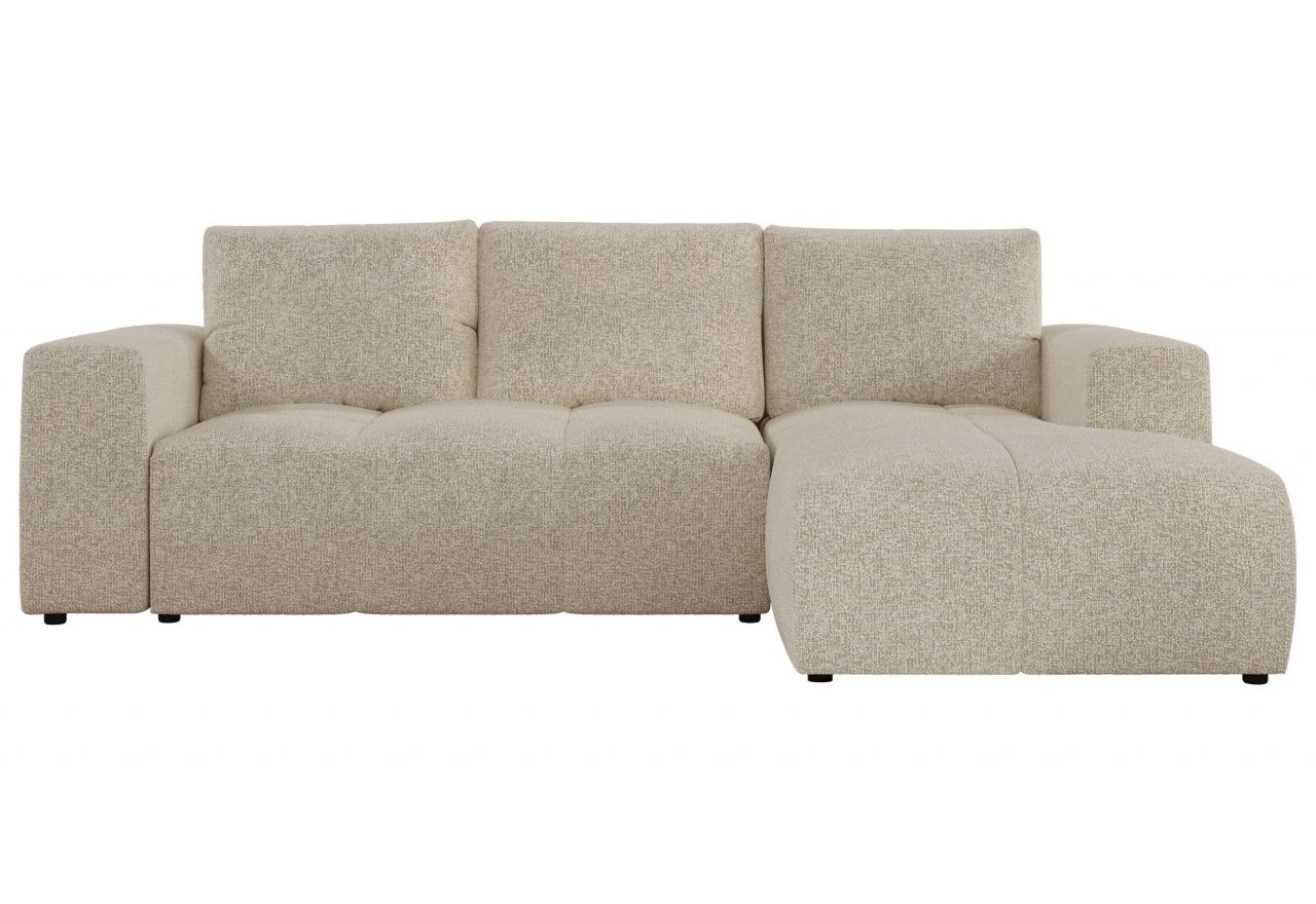 Narożnik MONIVA L - strona prawa - kremowy, struktura