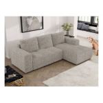 Narożnik MONIVA L - strona prawa - beżowy, struktura