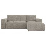 Narożnik MONIVA L - strona prawa - beżowy, struktura