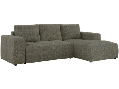 Narożnik MONIVA L - strona prawa - szary, struktura