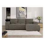 Narożnik MONIVA L - strona prawa - szary, struktura