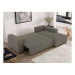 Narożnik MONIVA L - strona prawa - szary, struktura