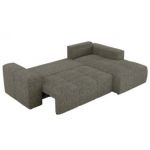 Narożnik MONIVA L - strona prawa - szary, struktura