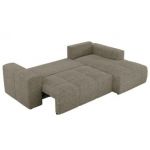 Narożnik MONIVA L - strona prawa - ciemnobeżowy, struktura