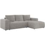 Narożnik MONIVA L - strona prawa - jasnoszary, struktura