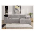 Narożnik MONIVA L - strona prawa - jasnoszary, struktura