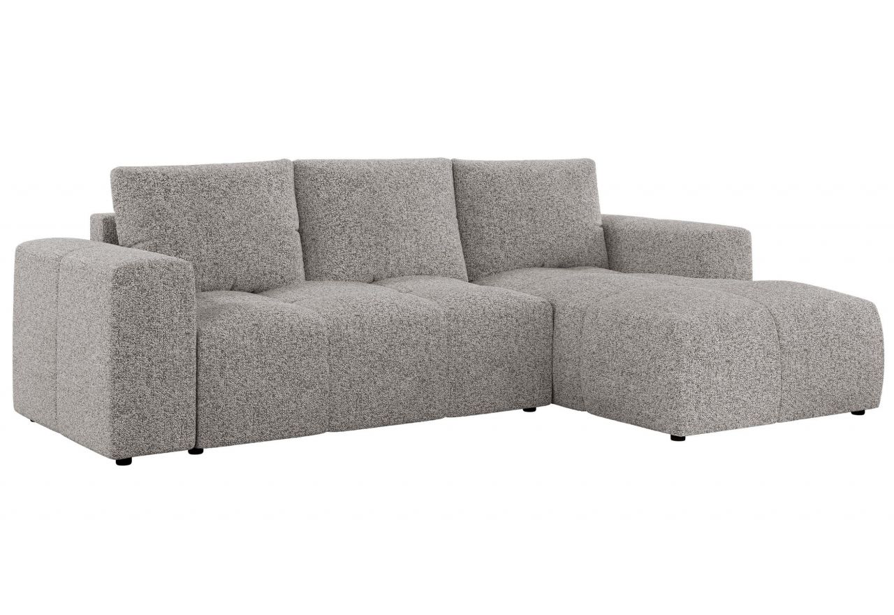 Narożnik MONIVA L - strona prawa - jasnoszary, struktura