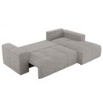 Narożnik MONIVA L - strona prawa - jasnoszary, struktura