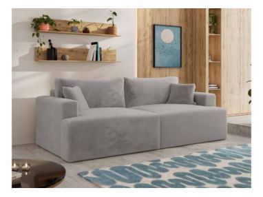Sofa VIRELLA - jasnoszary, plusz