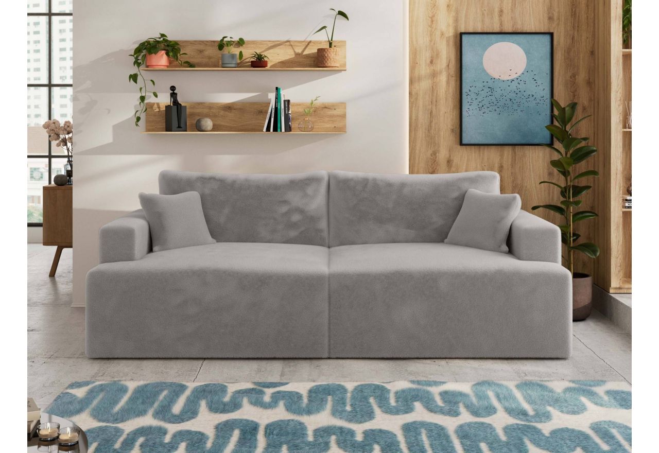Sofa VIRELLA - jasnoszary, plusz