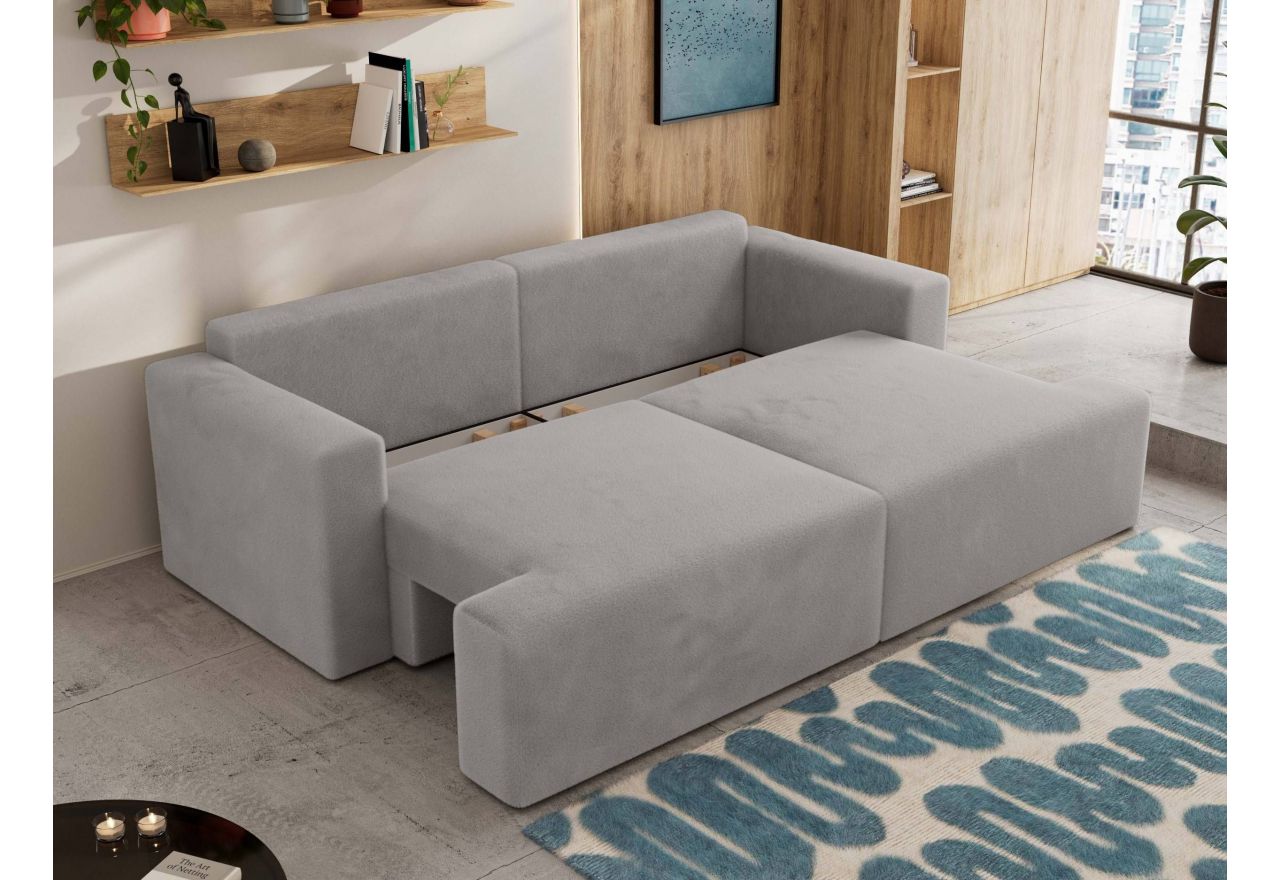 Sofa VIRELLA - jasnoszary, plusz