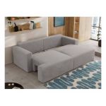 Sofa VIRELLA - jasnoszary, plusz
