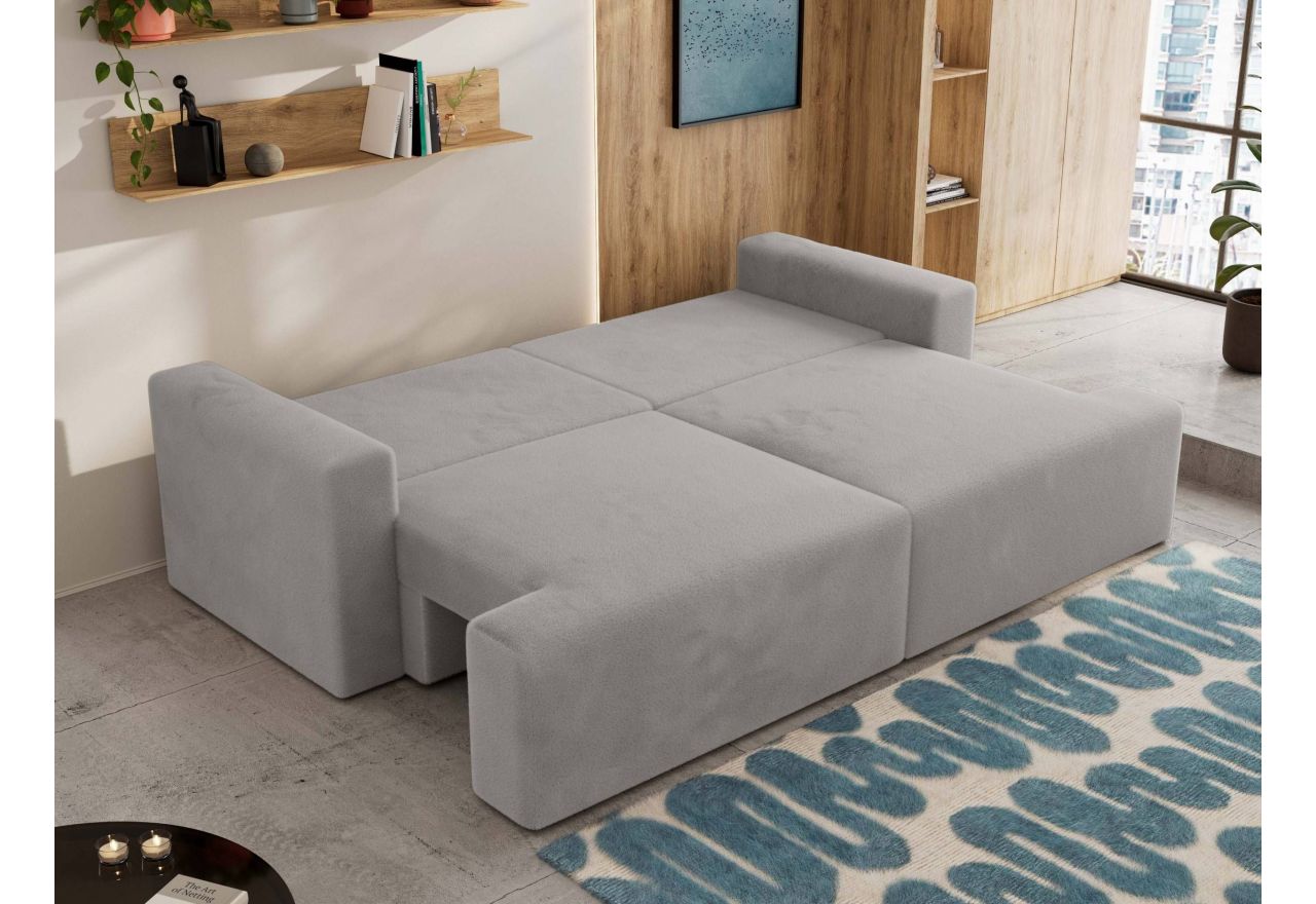 Sofa VIRELLA - jasnoszary, plusz
