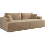 Sofa VIRELLA - beżowy, plusz