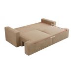 Sofa VIRELLA - beżowy, plusz