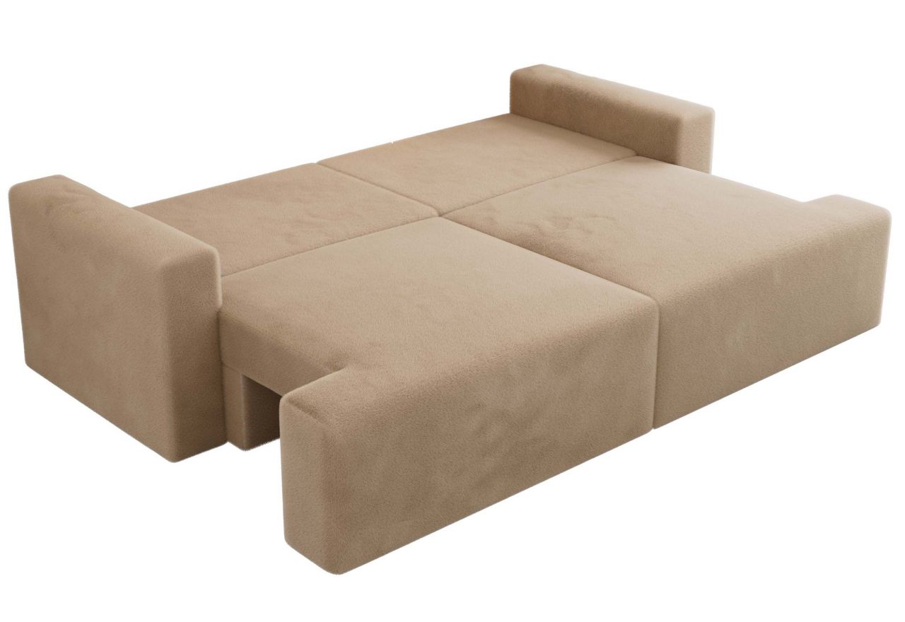 Sofa VIRELLA - beżowy, plusz