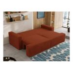 Sofa VIRELLA - pomarańczowy, plusz