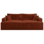 Sofa VIRELLA - pomarańczowy, plusz