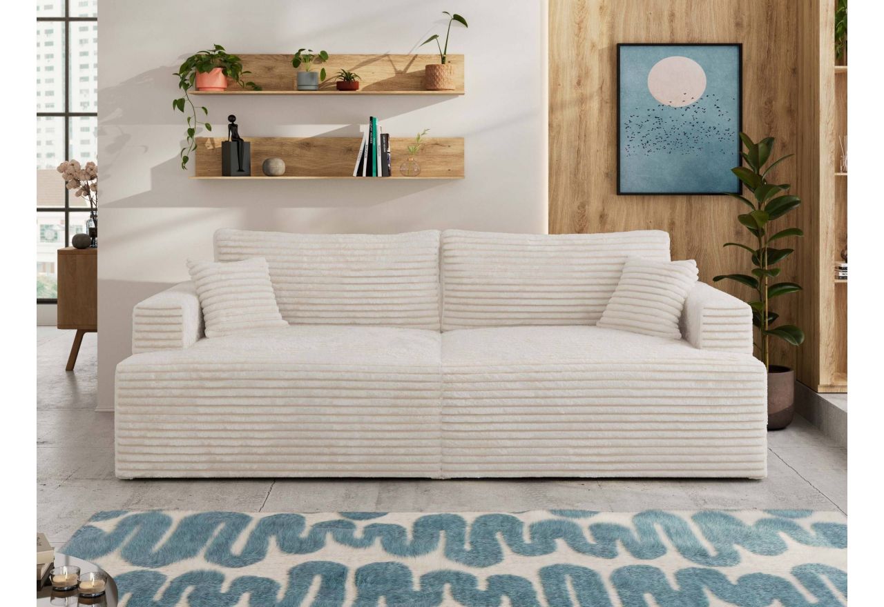 Sofa VIRELLA - beżowy, sztruks