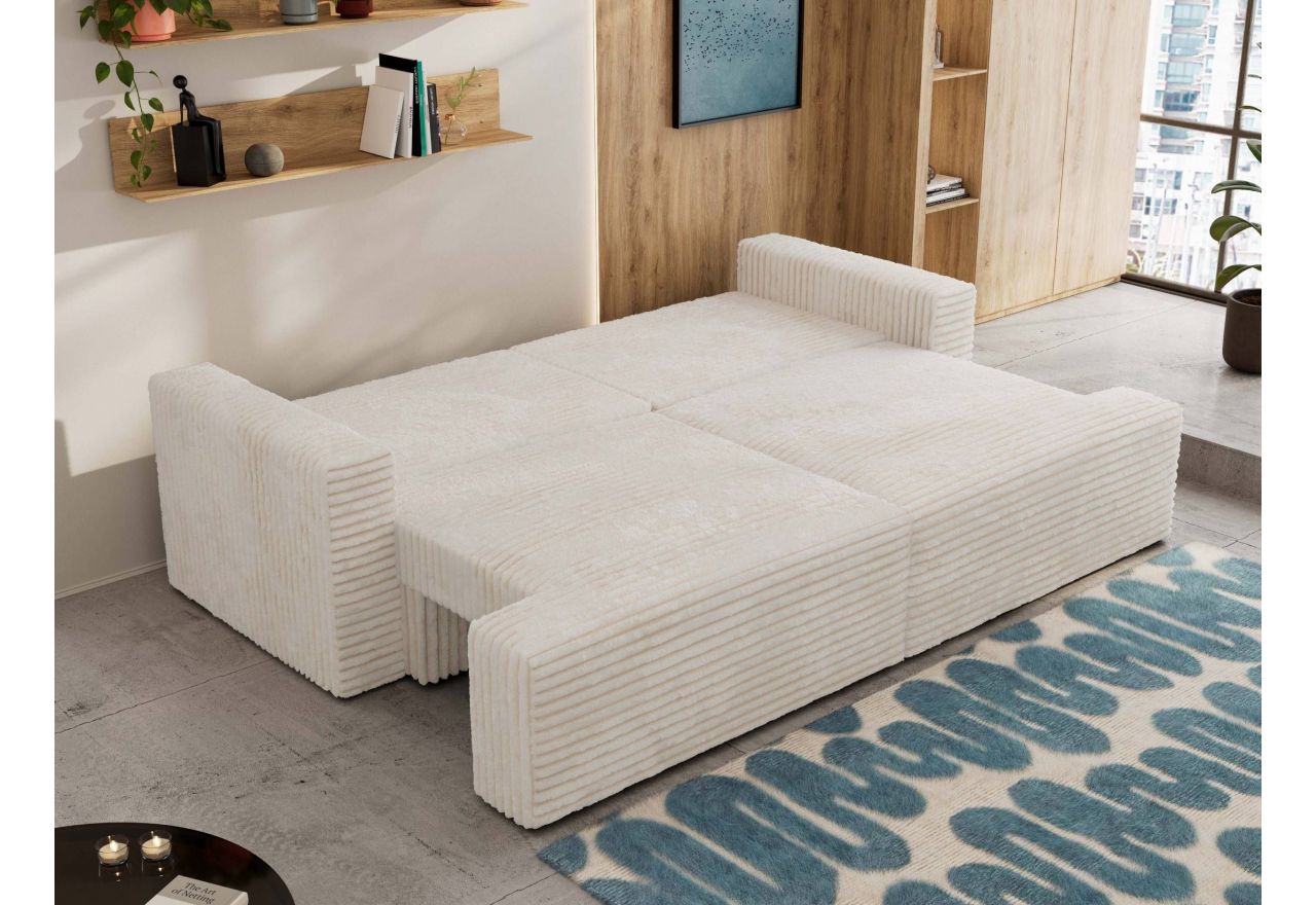 Sofa VIRELLA - beżowy, sztruks