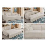 Sofa VIRELLA - beżowy, sztruks