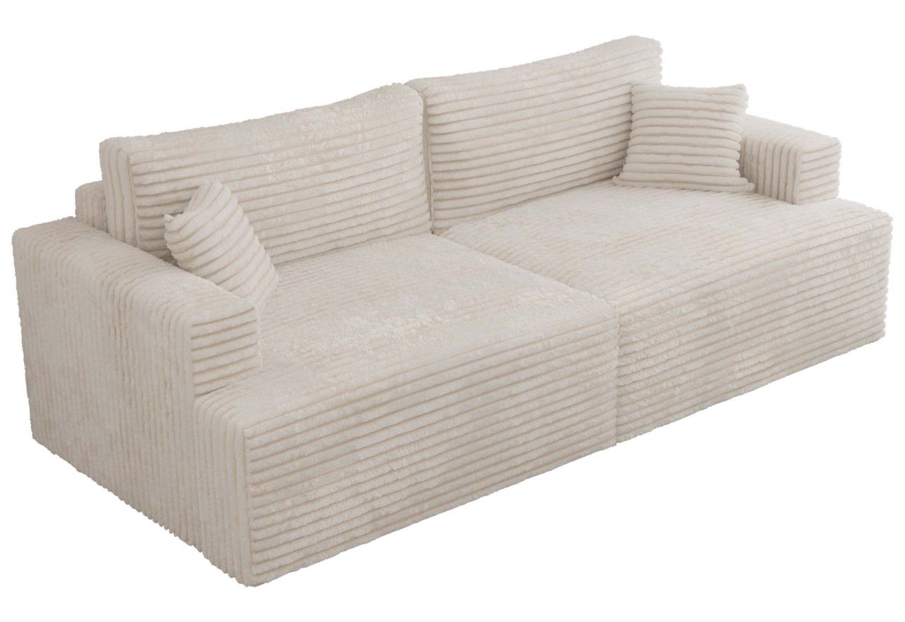 Sofa VIRELLA - beżowy, sztruks