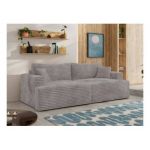 Sofa VIRELLA - szary, sztruks