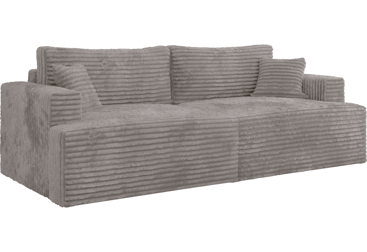 Sofa VIRELLA - szary, sztruks