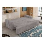 Sofa VIRELLA - szary, sztruks