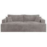 Sofa VIRELLA - szary, sztruks