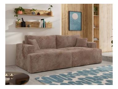 Sofa VIRELLA - brązowy, sztruks