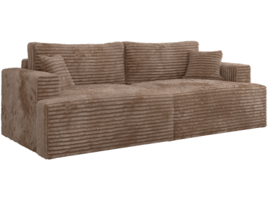 Sofa VIRELLA - brązowy, sztruks