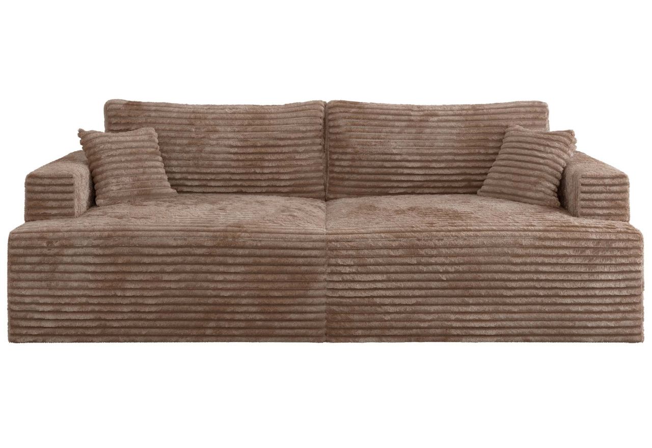 Sofa VIRELLA - brązowy, sztruks