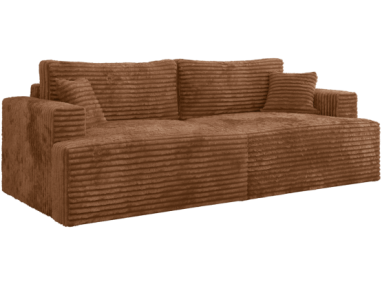 Sofa VIRELLA - pomarańczowy, sztruks