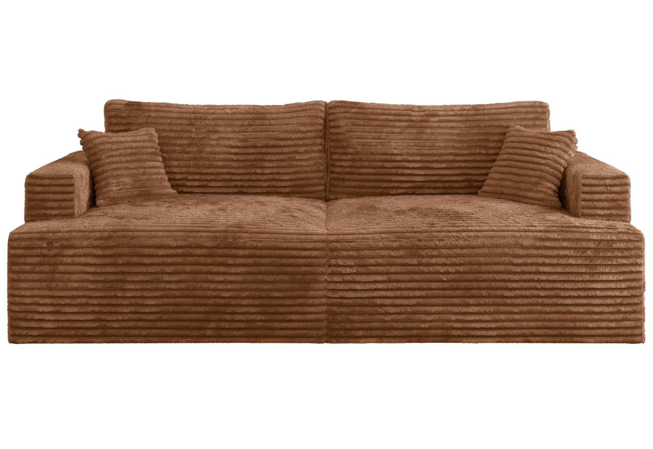 Sofa VIRELLA - pomarańczowy, sztruks