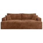 Sofa VIRELLA - pomarańczowy, sztruks