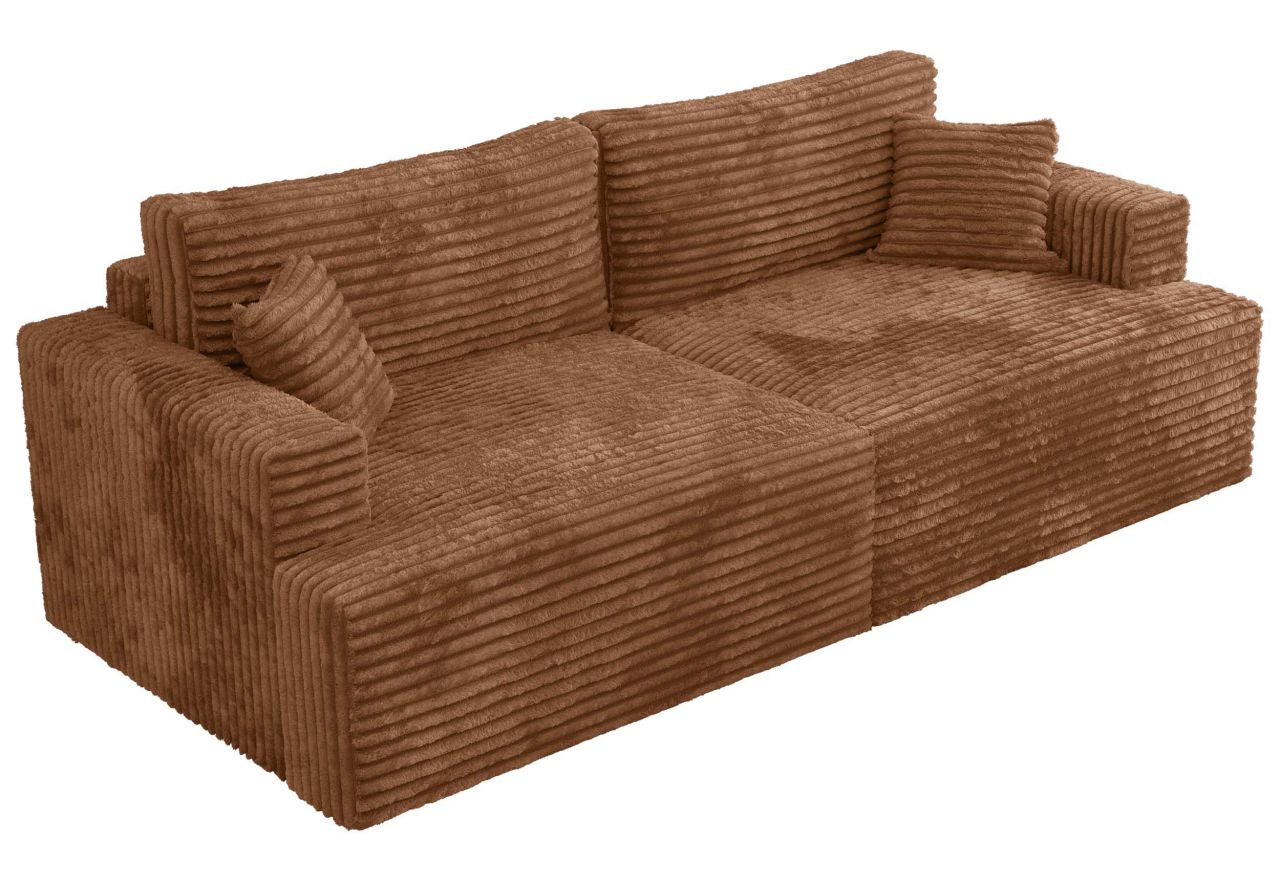 Sofa VIRELLA - pomarańczowy, sztruks